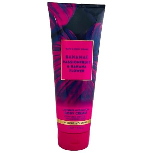 Bath and Body Works BAHAMAS - PASSIONFRUIT & BANANA FLOWER Ultra Shea Body Cream 8 Ounce ( 2020 Edition )