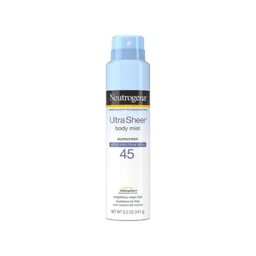 Ultra Sheer Spf # 45 Body Mist Full Reach Spray 5 Ounce ( 141g )