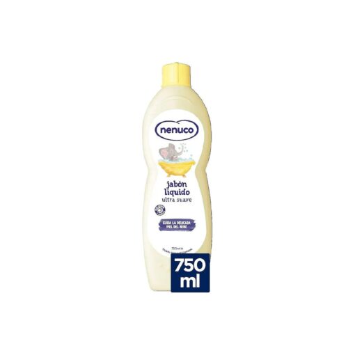 Nenuco Jabon Liquido Ultra Suave, Vitamina E y Extracto de Aloe Ultra Soft Liquid Soap 750 ml