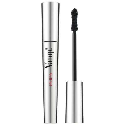 PUPA Milano Vamp ! Mascara - For Voluminous And Dramatic Eyelashes Max Lengthening Defining Formula Adds Instant Impact Boost Eye Allure With Long, Thick Lashes 100 Extra Black 0.32 Oz, 40080001