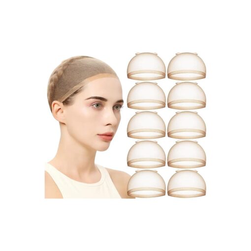 Teenitor HD Wig Cap, 20pcs Wig Cap Ultra Thin Wig Caps for Women, Wig Caps for Women HD Wig Caps, Wig Caps for Women Lace Front, Stocking Caps Wig Cap HD Caps for Wig Nude