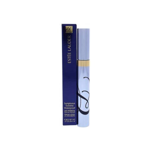 Estee Lauder Sumptuous Extreme Waterproof Lash Multiplying Volume Mascara, Extreme Black, 0.3 Ounce