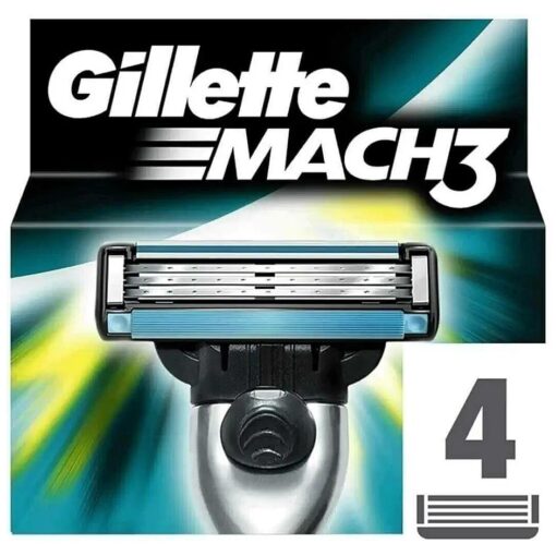 Gillette Mach-3 Cartridge - Pack of 4