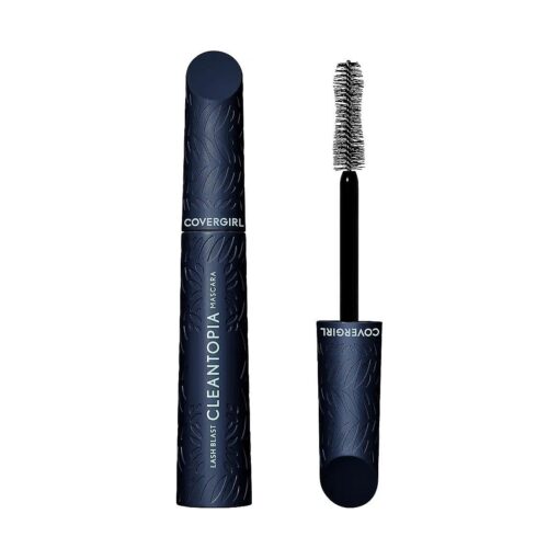 Covergirl Lash Blast Cleantopia, 820 Ultramarine Black, Mascara, Volumizing Mascara, Vegan Formula, Conditions Lashes, Clean Mascara, Smudge-Proof, 0.32 oz