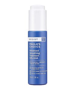 Paula 's Choice RESIST Smoothing Treatment 10 % AHA Serum, Lactic, Glycolic & Malic Acids, Anti-Aging Exfoliant for Dry Skin, 1 Ounce