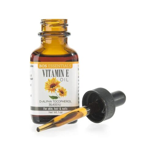 Natural Vitamin E Oil ( > 90 % D-Alpha Tocopherol ) | Pure & Undiluted Oil | Diminishes The Appearance of Scars, Wrinkles, & Other Skin Abnormalities | Non-GMO