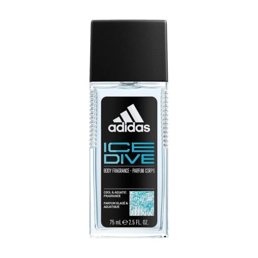 adidas Ice Dive Body Fragrance for Men, 2.5 fl oz