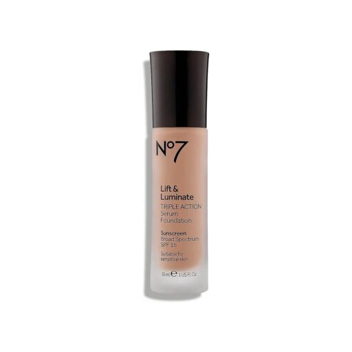 No7 Lift & Luminate TRIPLE ACTION Serum Foundation - Warm Beige