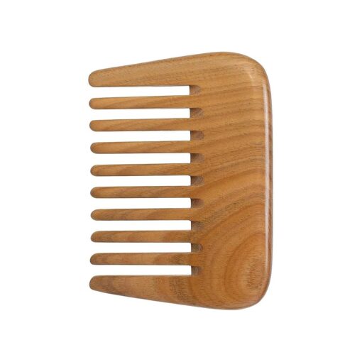 Wooden Comb Wood Wide Tooth Comb Wooden Hair Comb Green Sandalwood Wood Comb for Women Men