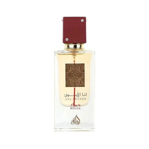 Lattafa Perfumes Ana Abiyedh Rouge for Unisex Eau de Parfum Spray, 2.0 Ounce / 60 ml