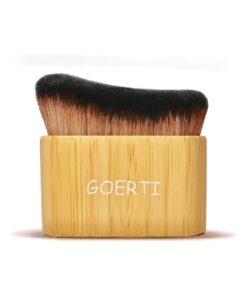 Self Tan Brush GOERTI Tanning Brush for Self Tan - Large Kabuki Brush for Body, Body Makeup Brush for Flawless Leg Makeup, Powder Foundation Brush Makeup Brush for Blending Liquid Foundation Bronze