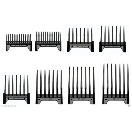 Oster 8 Piece Universal Clipper Guide Attachment Combs Set Fast Feed 76926-800