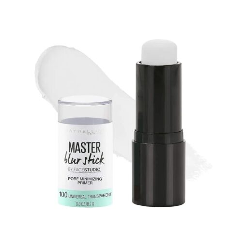 Maybelline New York Facestudio Master Blur Stick Primer Makeup, Universal Transparent, 0.3 oz .