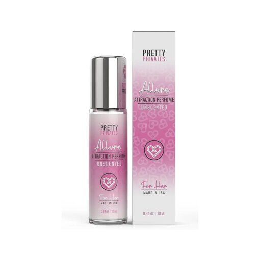 Pretty Privates Allure - Unscented Pheromone Perfume For Women To Attract Men - With Pure Pheromones to Enhanced Scents and Blend With Your Signature Fragrance - 0.34 oz ( 10 mL )