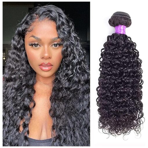 Forevermore Hair 10A Brazilian Kinky Curly Bundles Human Hair 10 inch 100 % Unprocessed Virgin Curly Deep Wave Bundles Hair Natural Black Color 100g