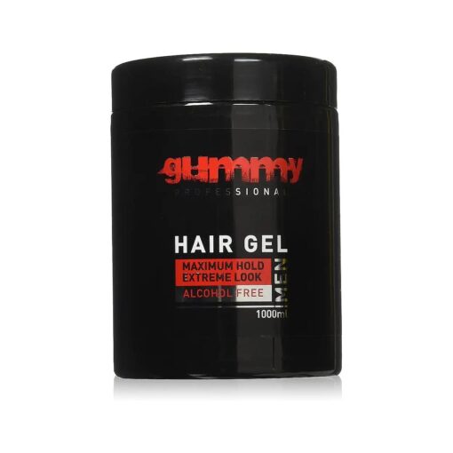 Gummy Alcohol Free Hair Gel, Red, 33.81 Ounce 1000 ml