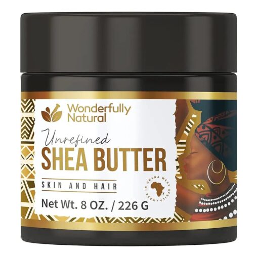 Unrefined Shea Butter - African Organic Ivory & Raw - 8 OZ