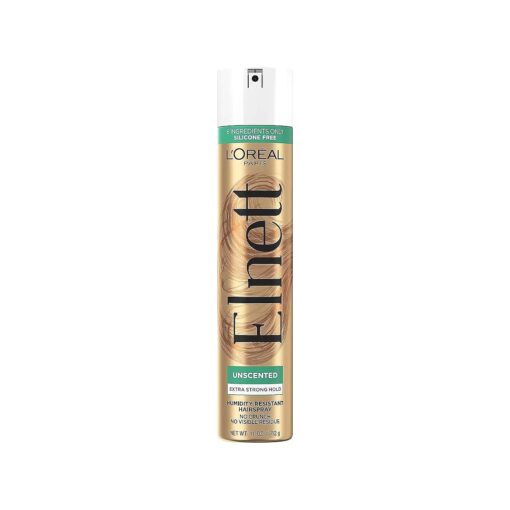 Elnett Satin Hairspray Extra Strong Hold Unscented 11 oz ; ( Packaging May Vary )