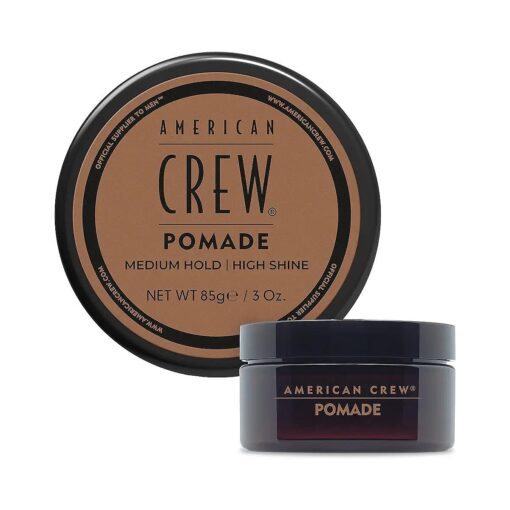 American Crew Men 's Hair Pomade, Like Hair Gel with Medium Hold & High Shine, 3 Oz ( Pack of 1 )