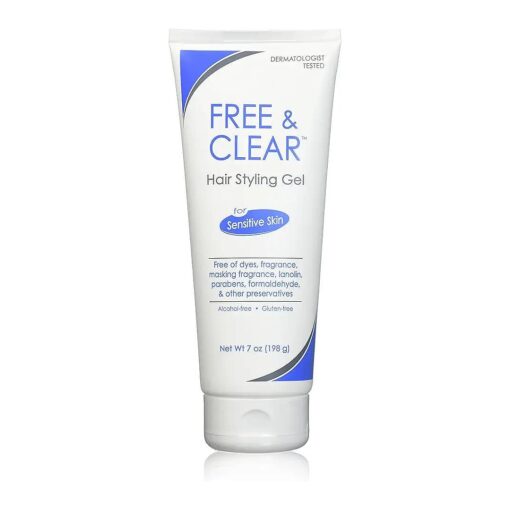 Free & Clear Hair Styling Gel, Unscented, ( SG_B00MX6ZXT2_US ), 7 Ounce ( Pack of 2 )