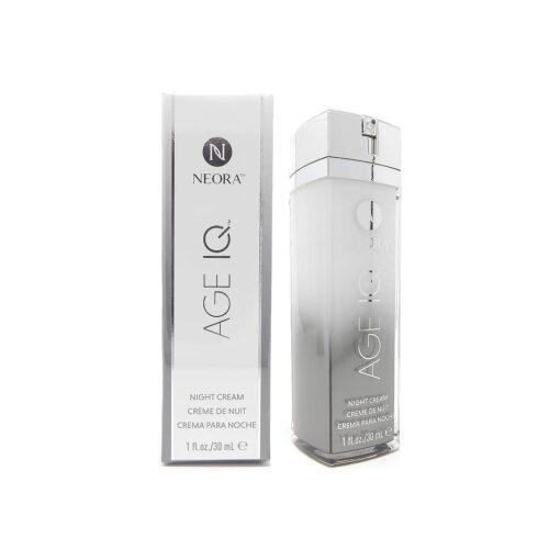 Age IQ Night Cream - Unscented Hyaluronic Acid Moisturizer for All Skin Types & Tones, 1 Fl Oz