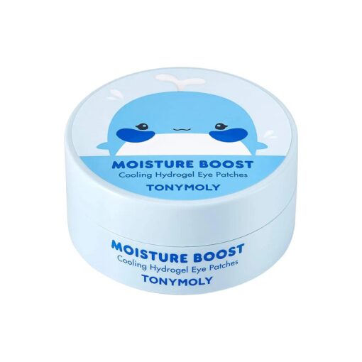 TONYMOLY Moisture Boost Cooling Hydrogel Eye Patches, 90 g. ( 30 Pairs ) | Refreshing and Hydrating Eye Patches for Under Eyes