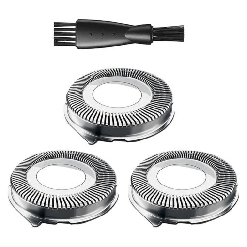 SH30 Replacement Heads Compatible with Shaver 2300 S1211/81, 3800 S3311/85, 3500 S3212/82, 2100 S1560/81, Series 3000 2000 1000 S738 Click and Style, 3Packs ComfortCut Shaving Heads, 1 Cleaning Brush