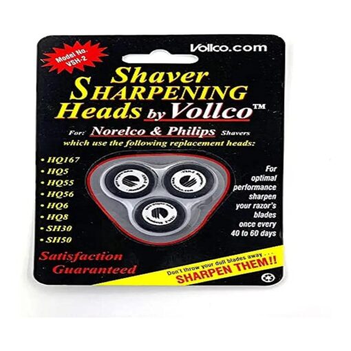 Sharpening Heads VSH-2 Black - Sharpens All Philips Norelco Shavers Using These Replacement Heads : HQ-167, HQ-177, HQ-5, HQ-55, HQ-56, HQ-6 HQ-7, HQ-8, SH-30 and SH-50