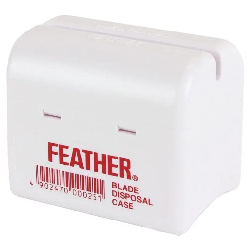 Feather Razor Blade Disposal Case for Barbers