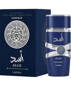 Lattafa Asad Zanzibar for Men Eau de Parfum Spray, 3.4 Ounce