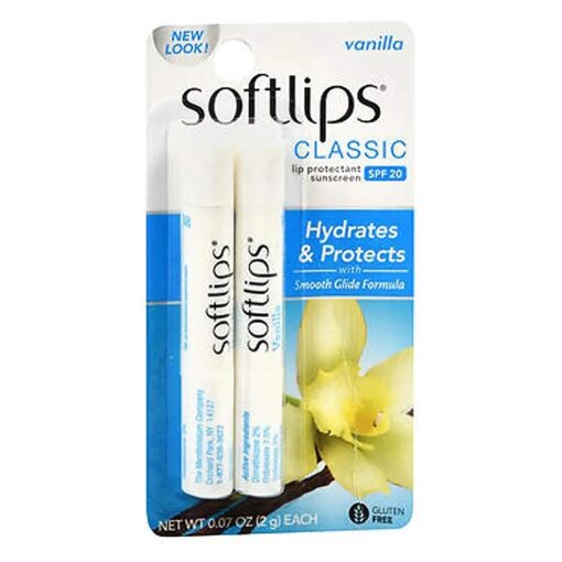 Softlips Lip Protectant/Sunscreen SPF 20, Vanilla ( 2 count )