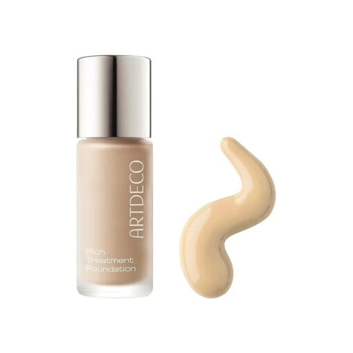 ARTDECO Rich Treatment Foundation - Vanilla Rose Ndeg12 - Conceals Imperfections & Creates Flawless Complexion - Long-Lasting - Even & Velvety-Smooth Finish - Water-Resistant - Vegan Makeup - 0.67 Fl Oz