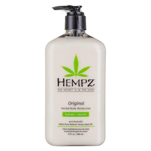 Hempz Body Moisturizer Original 17 Ounce Pump ( 500ml ) ( Pack of 2 )