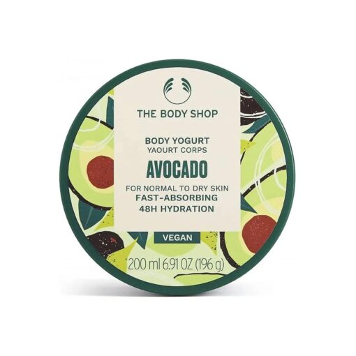 Avocado Body Yogurt - Body Moisturizer - For Healthy, Glowing Skin - Vegan - 6.91oz