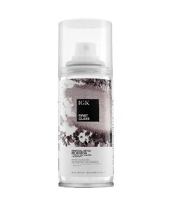 IGK FIRST CLASS Charcoal Detox Dry Shampoo | Volume + Soothes Scalp + Balance Oil | Vegan + Cruelty Free |