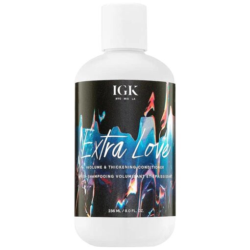 IGK EXTRA LOVE Volume & Thickening Conditioner | Lightweight + Supports Scalp + Balance Oil | Vegan + Cruelty Free |