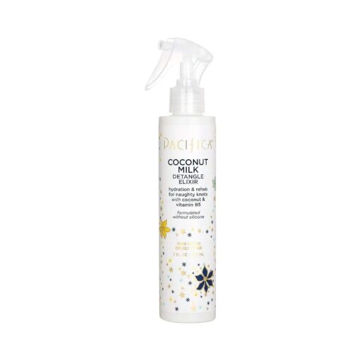 Pacifica Beauty, Coconut Milk Detangle Elixir, Detangler Spray, Leave In Conditioner, Conditioning, Coconut, Vitamin B, Nourishing, Silicone & Sulfate Free, Vegan & Cruelty Free