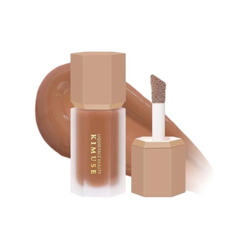 KIMUSE Soft Liquid Contour Stick, Glow Liquid Cream Bronzer, Weightless, Long-Wearing, Smudge Proof, Natural-Looking, Blendable, Bronzer Makeup