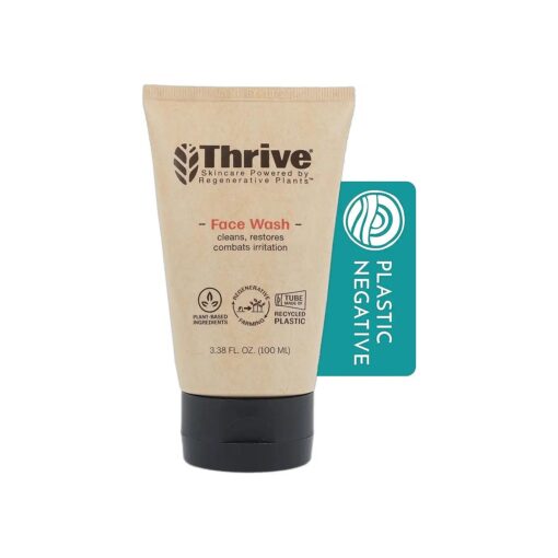 Thrive Natural Care Face Wash Gel for Men & Women - Daily Facial Cleanser with Anti-Oxidants & Unique Natural Ingredients for Healthier Skin Care - Vegan