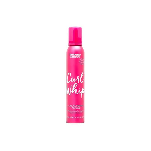 Umberto Giannini Curl Whip Curl Activating Mousse, Vegan & Cruelty Free Frizz Solution Mousse for Curly or Wavy Hair