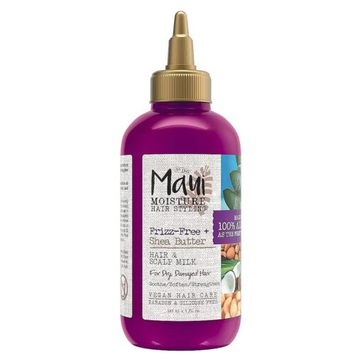 Maui Shea Butter Hair & Scalp Milk Treatment, Soothing, Hydrating, 5 fl oz