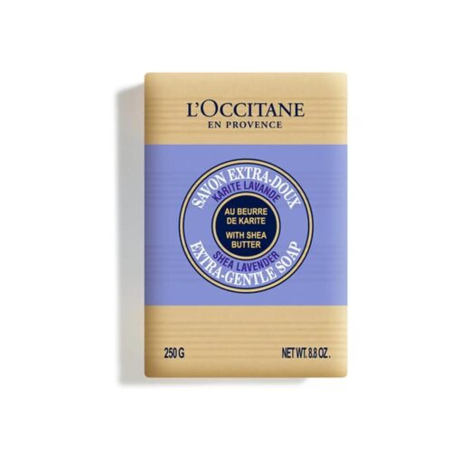 L'OCCITANE Shea Butter Extra-Gentle Solid Soap : Citrusy Shea Verbena, Relaxing Shea Lavender, Vegetable Based, Artisanal, Hand & Body Soap, Gently Cleanse, Vegan