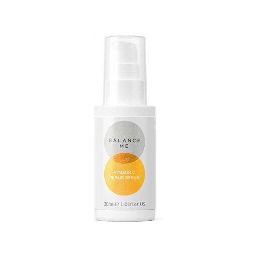 Balance Me Vitamin C Repair Serum, With Hyaluronic Acid, Reduce Age Spots & Hyperpigmentation, Anti-Ageing & Hydrating Face Serum - 100 % Natural, Vegan & Cruelty Free, Made in UK, 1.01 Fl Oz