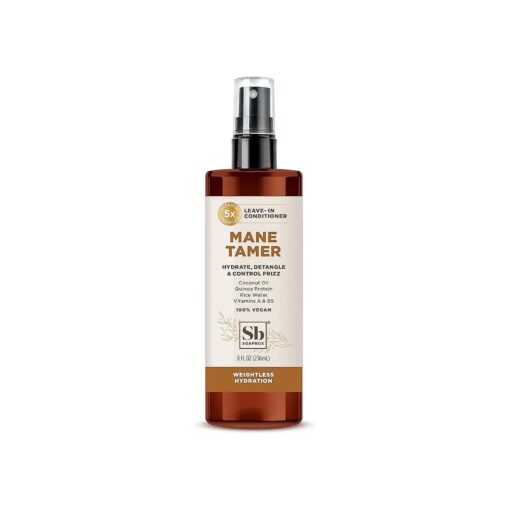 Soapbox Leave-In Conditioner, Mane Tamer, Leave in Conditioner Spray to Tame Frizz, Smooth Fly Aways, Hydrate, Add Shine & Detangle Dry, Damaged Hair, Paraben Free, Vegan, 8oz