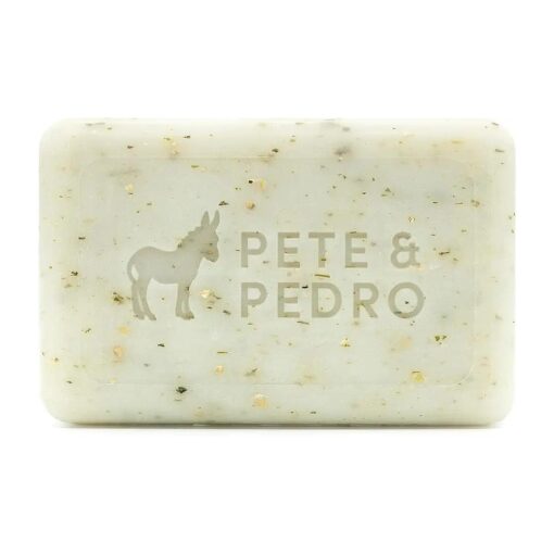 Pete & Pedro FRESH Body Bar - Eucalyptus Mint Scented Natural Moisturizing Men 's Body Bar | Exfoliating Pumice & Hydrating Shea Butter | As Seen on Shark Tank, 6 oz .