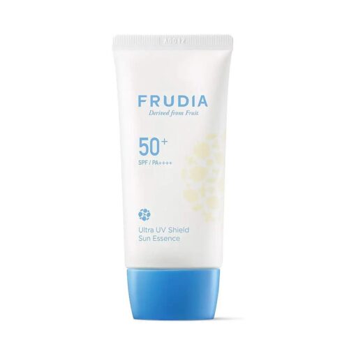 WELCOS FRUDIA Sun Block Day Cream Essence Facial SPF | Organic Hydrating Face Cream Vegan Face Moisturizer for Dry Skin | Sun Screens Lotion Day Moisturizer for Face Women Korean Skin Care 1.76 fl oz