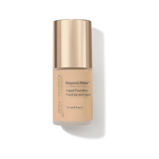 jane iredale Beyond Matte 3-in-1 Liquid Foundation Lightweight, Buildable Coverage with a Semi Matte Finish Vegan, Clean & Cruelty-Free Makeup