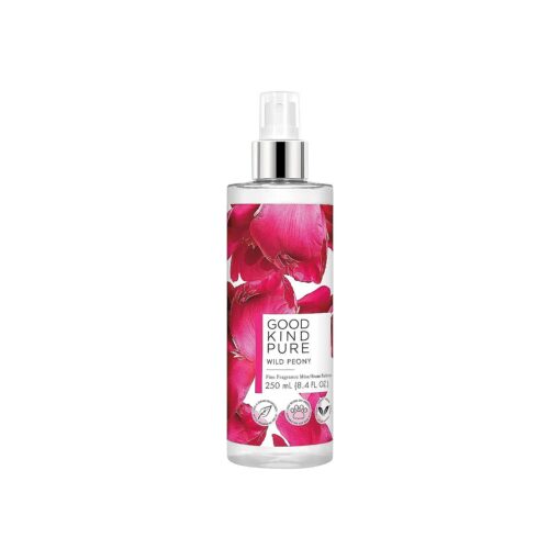 Wild Peony Body Mist Spray - Vibrant, Floral Fragrance - Notes of Peony & Pink Grapefruit Glimmer - Clean, Vegan, & Long-Lasting Formula - 8.4 Fl Oz