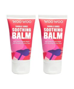 WOOWOO - Natural Saddle Sore ! Soothing Balm With Rosehip + Aloe Vera | Clean + Vegan Intimate Skin Care ( 2 Pack, 1.7 oz | 50 ml )