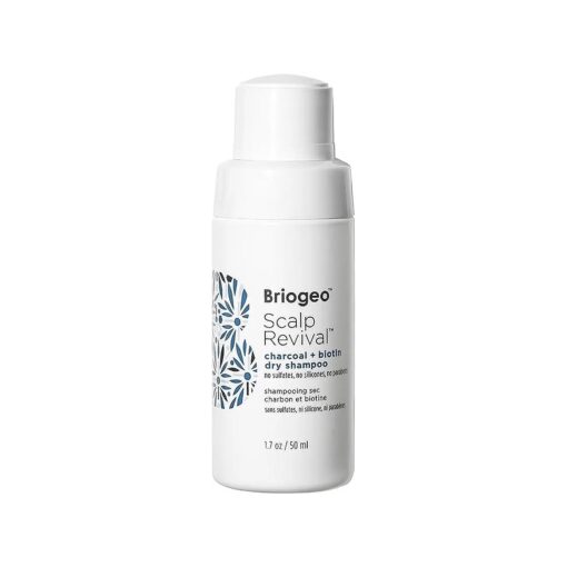 Briogeo Scalp Revival Dry Shampoo Powder, Clarifying Shampoo Scalp Cleanser for Dry Scalp & Itchy Scalp, Scalp Treatment with Tea Tree Oil for Hair, Travel Size Dry Shampoo, Detox Shampoo, 1.7 oz